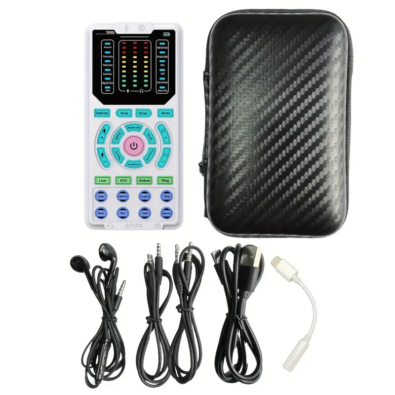 خلاط صوت لتغيير الصوت مع 16 وضعًا