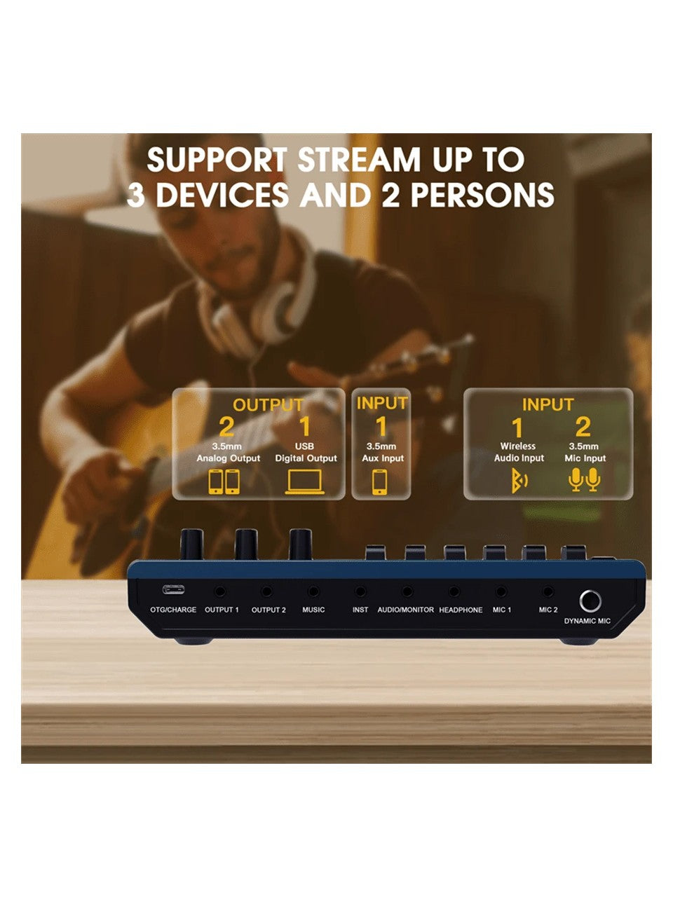 مجموعة بطاقات الصوت والميكروفون الاحترافية Zeal