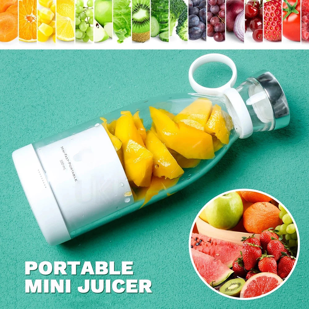 Portable USB Mini Rechargeable Blender Juicer 420ML