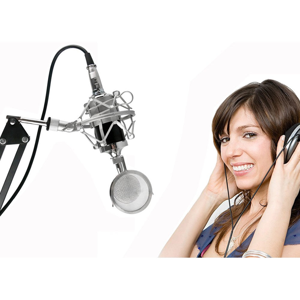 بطاقة صوت V8S مع ميكروفون Bm8000 مجموعة كاملة