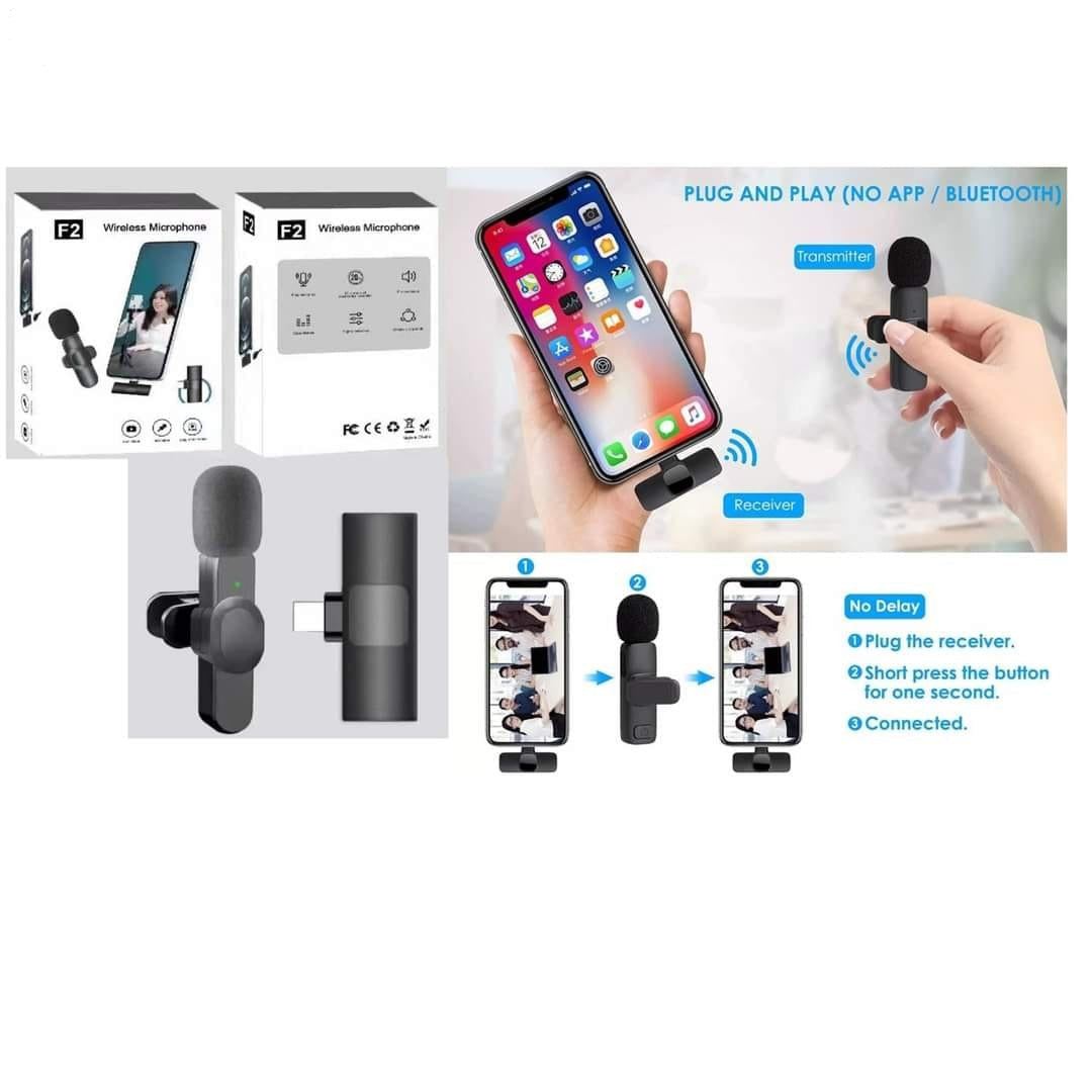 Wireless Lavalier Microphone For Type C or iPhone