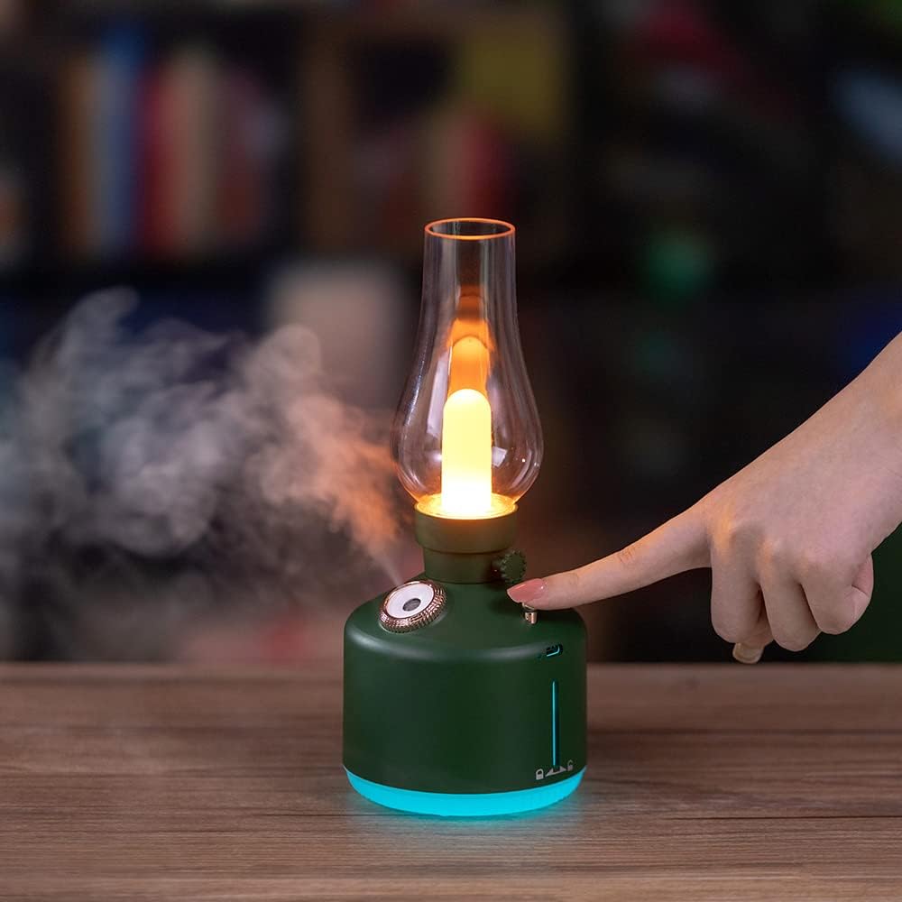 Retro humidification time light bedroom USB night light