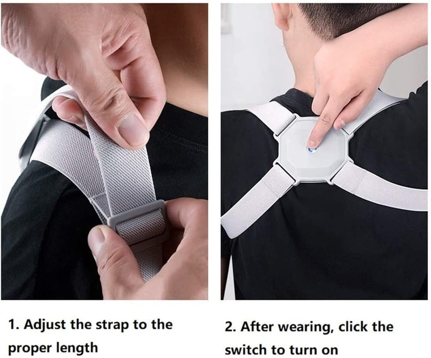 Back Brace Corrector, Corrector Adjustable Straightener Spinal Support Correction Belt