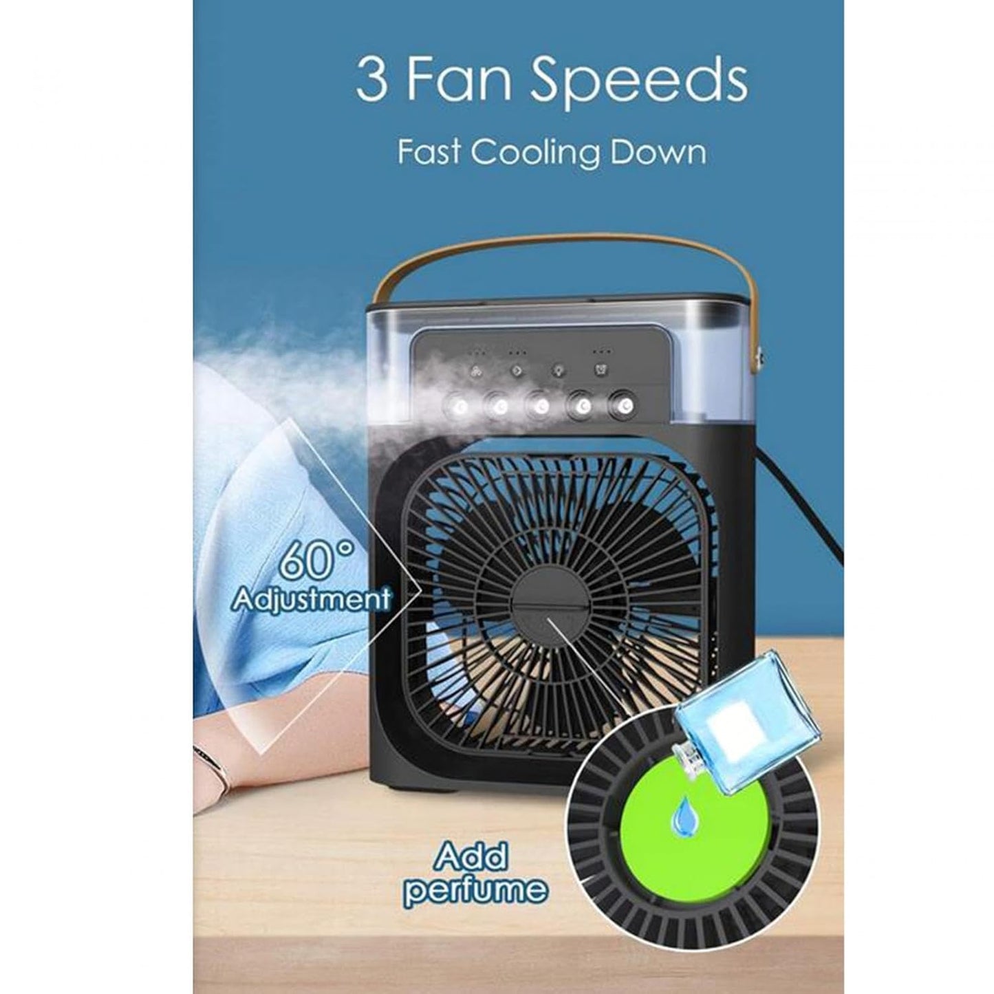 Small USB Misting Cooling Fan