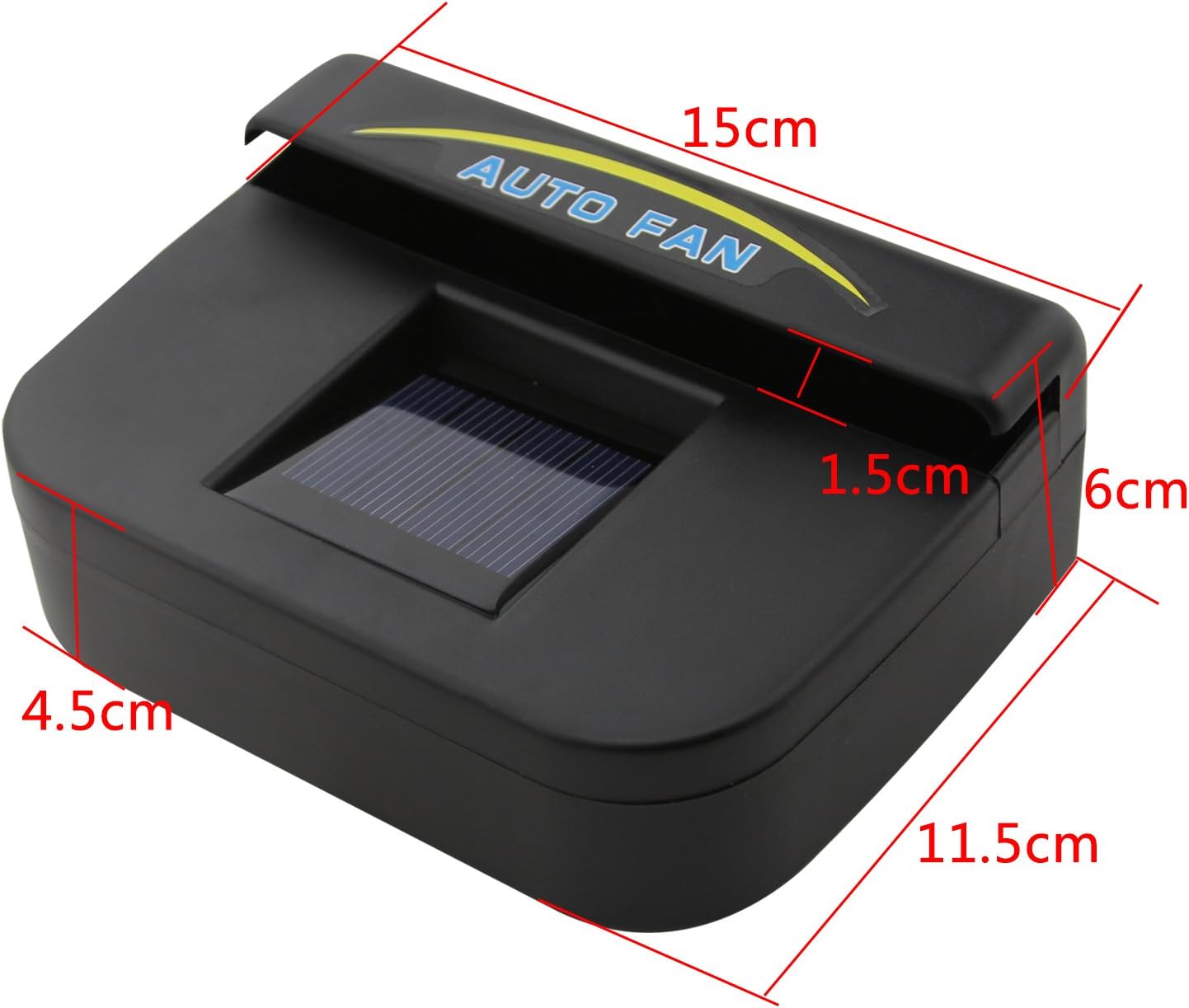 Solar Powered Car Auto Air Vent Cooling Fan System
