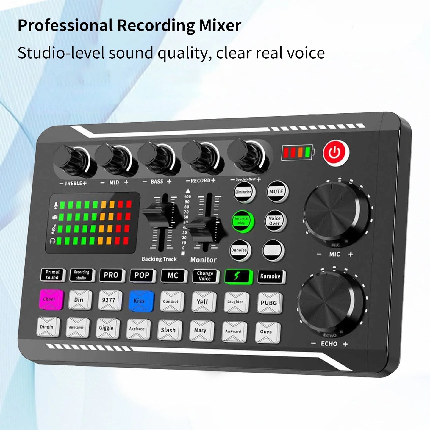 F998 Sound card with Lct 240 Microphone full set