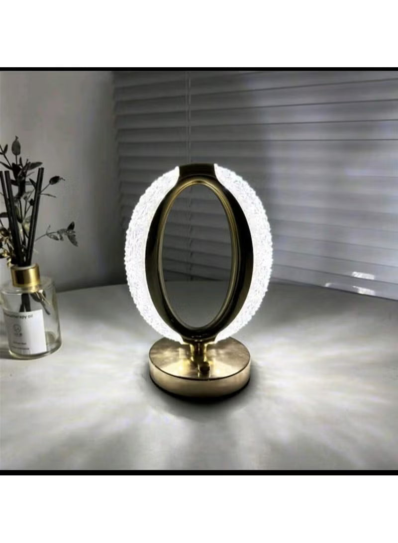 LED Table Lamp Stepless Dimming USB Charging Touch Magnetic Switch Home Decor Bedroom Bedside Living Room Acrylic Desk Lamp