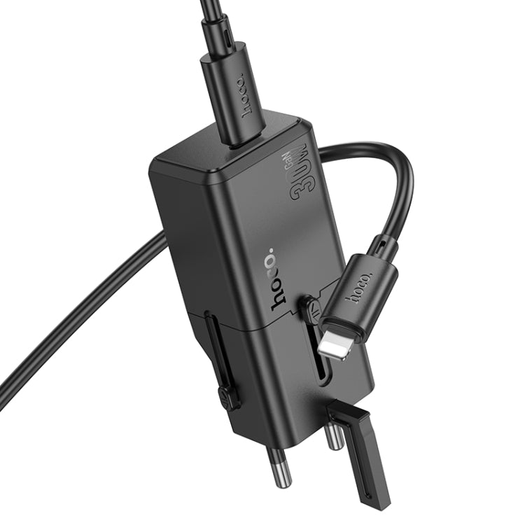 محول سفر عالمي PD 30 وات بمنفذ واحد من Hoco AC25 Mini
