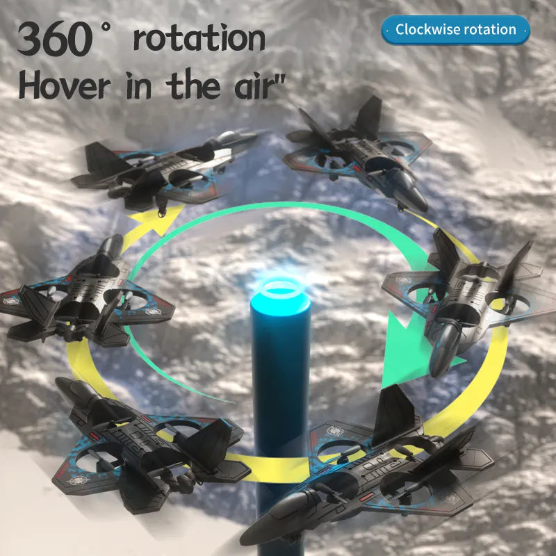 L0712 360 Degree Rolling Headless Mode Stunt Airplane Quadcopter
