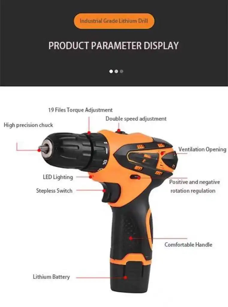 مجموعة أدوات ذكية مكونة من 44 قطعة 12 فولت لأدوات الحفر والمفك والصيانة الكهربائية وإصلاح الأجهزة المنزلية