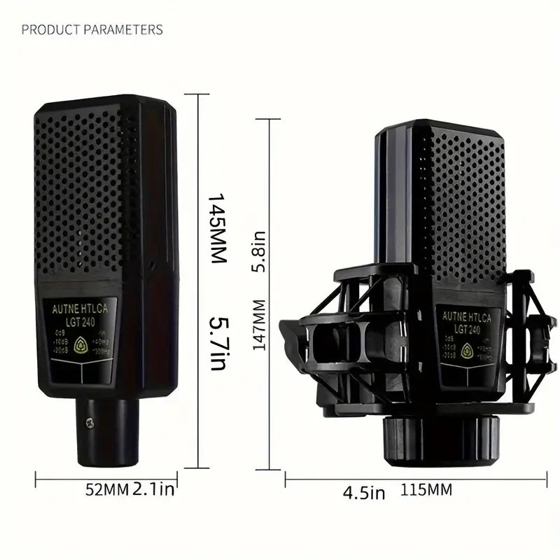 F998 Sound card with Lct 240 Microphone full set