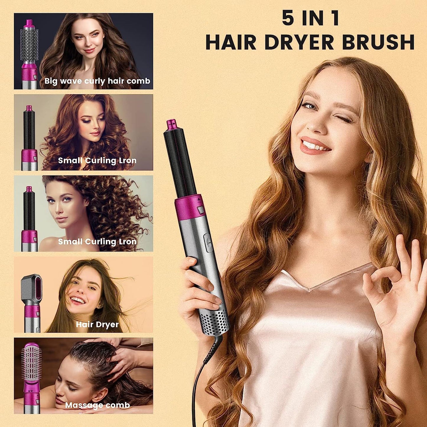 5 In 1 Hair dryer Styler