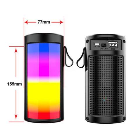 ZQS 1201 Wireless Bluetooth Speaker With Led Lights