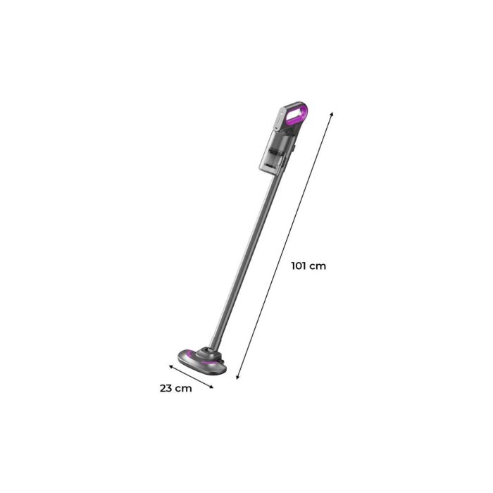 Powerful 120W cordless vacuum with HEPA filtration for cleaner, healthier homes