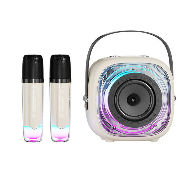 Multimedia Portable Karaoke Speaker With Two Microphone - K29