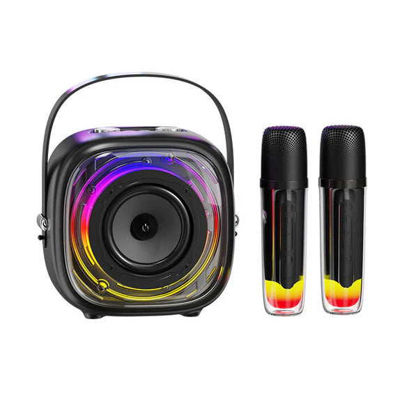 Multimedia Portable Karaoke Speaker With Two Microphone - K29