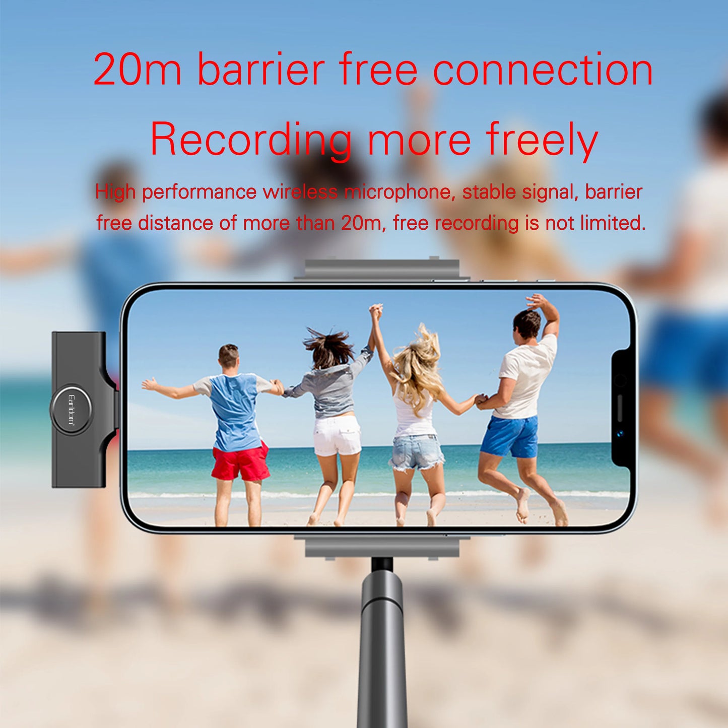 Earldom MC8C Dual Wireless Microphone For Type C Or iPhone