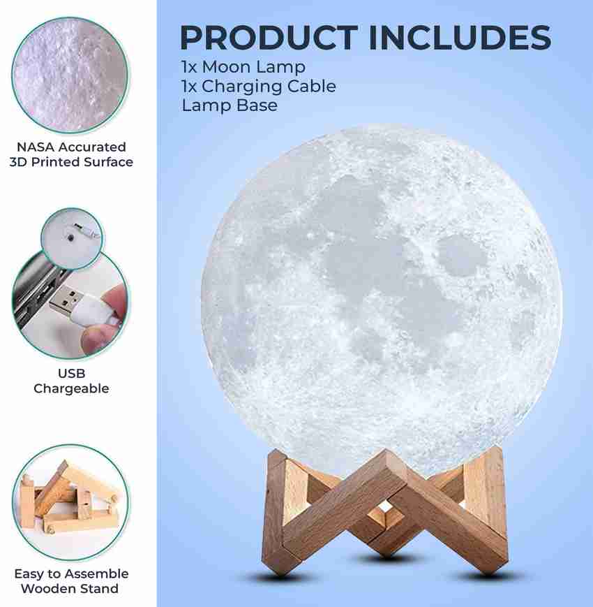 3D Moon Led Table Lamp