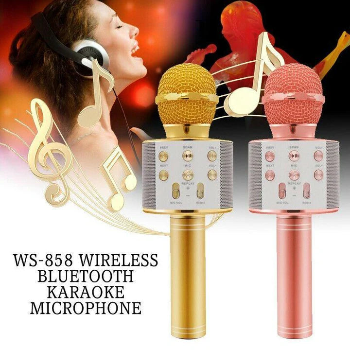 WS-858 karaoke Wireless Microphone Speaker