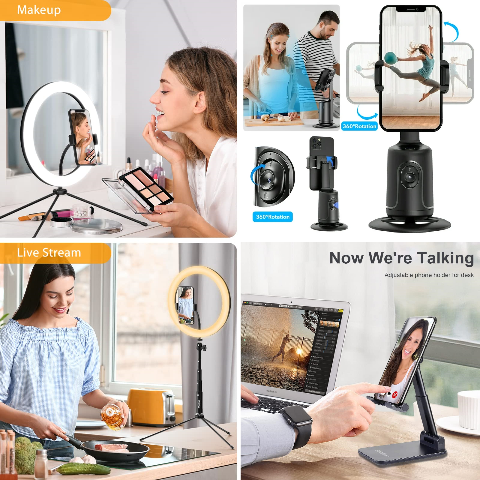 Ring lights Tripods & Mobile Stands