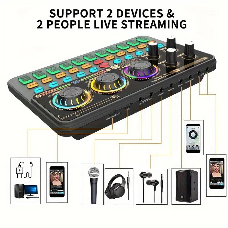 بطاقة صوت رقمية محمولة متعددة الوظائف SK900