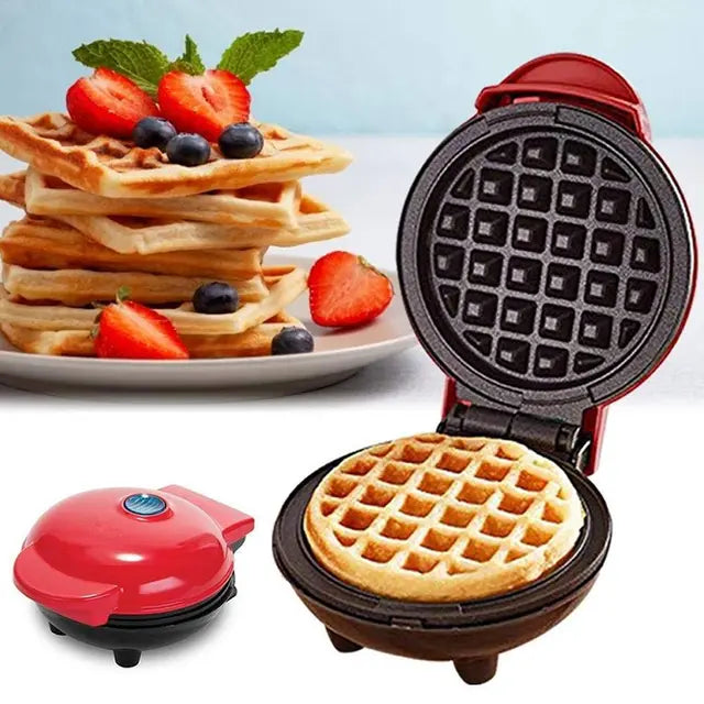 Mini Waffle Maker Machine Electric 350W For Waffle & Pancakes Cookies