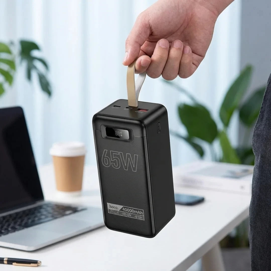 HOCO DB82 40000mAh 65W Power Bank With LED Display