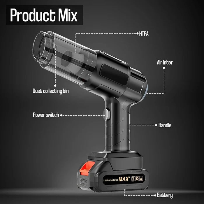 3 in 1 USB RECHARGEABLE VACCUM CLEANER