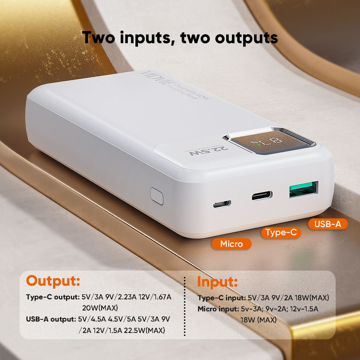 Vidvie PB768 Power Bank 20000mah