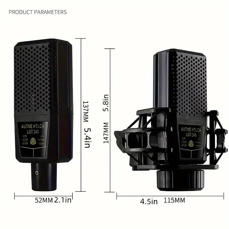 ميكروفون مكثف ممتاز للبودكاست 240