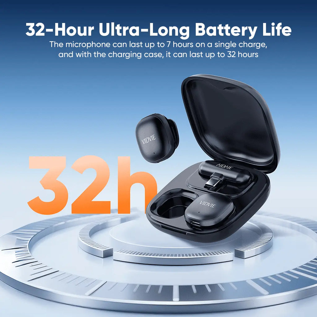 VIDVIE MC02  AI Smart Noise-cancelling Wireless Type-C Microphone