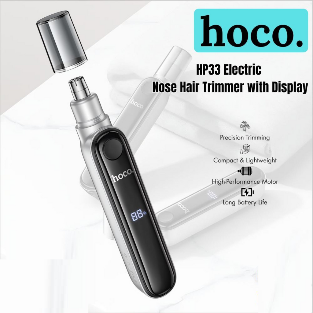 ماكينة تشذيب الأنف HOCO HP33 مع شاشة LED