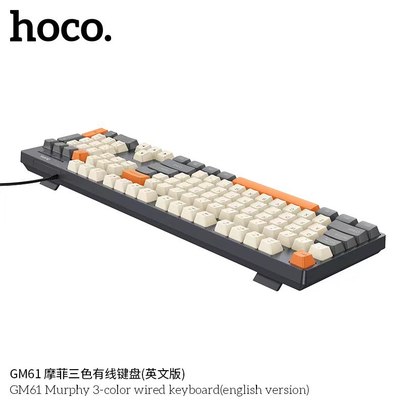 Hoco GM61 Murphy 3-color wired keyboard English