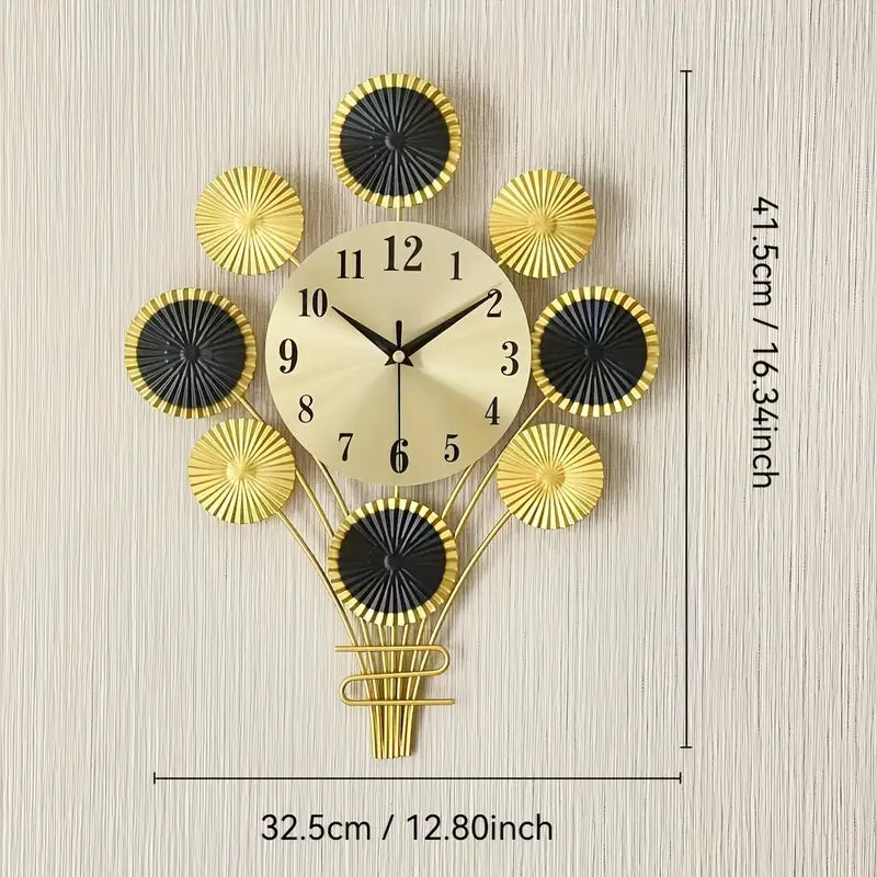 Unique Balloon Shape Nordic Design Metal Fancy Wall Clock