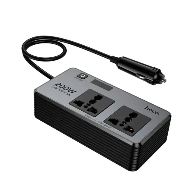 HOCO Z66 66W Car AC Inverter & Fast Charger with PD and QC3.0