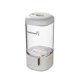 Press-to-Open Plastic Salt and Pepper Shaker, Transparent Spice Dispenser Seasoning Jar