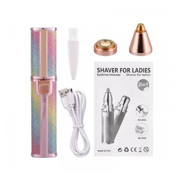 جهاز إزالة شعر الوجه الكهربائي ذو رأسين