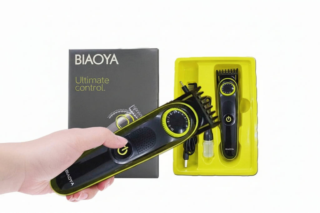 BIAOYA Hair-Face-Body Clipper and Shaver Black