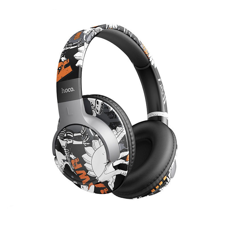 Hoco Esd18 Graffiti Pattern Bluetooth Headset.