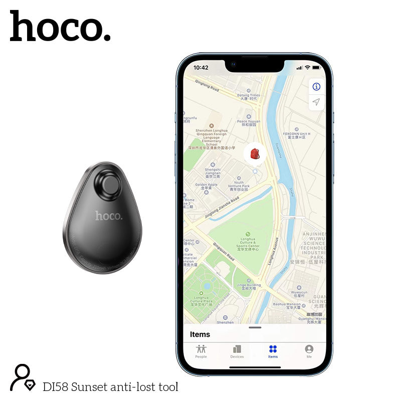 أداة HOCO لمكافحة الضياع وتتبع البلوتوث لتأمين أغراضك الشخصية مثل المفاتيح والمحافظ والحقائب وما إلى ذلك