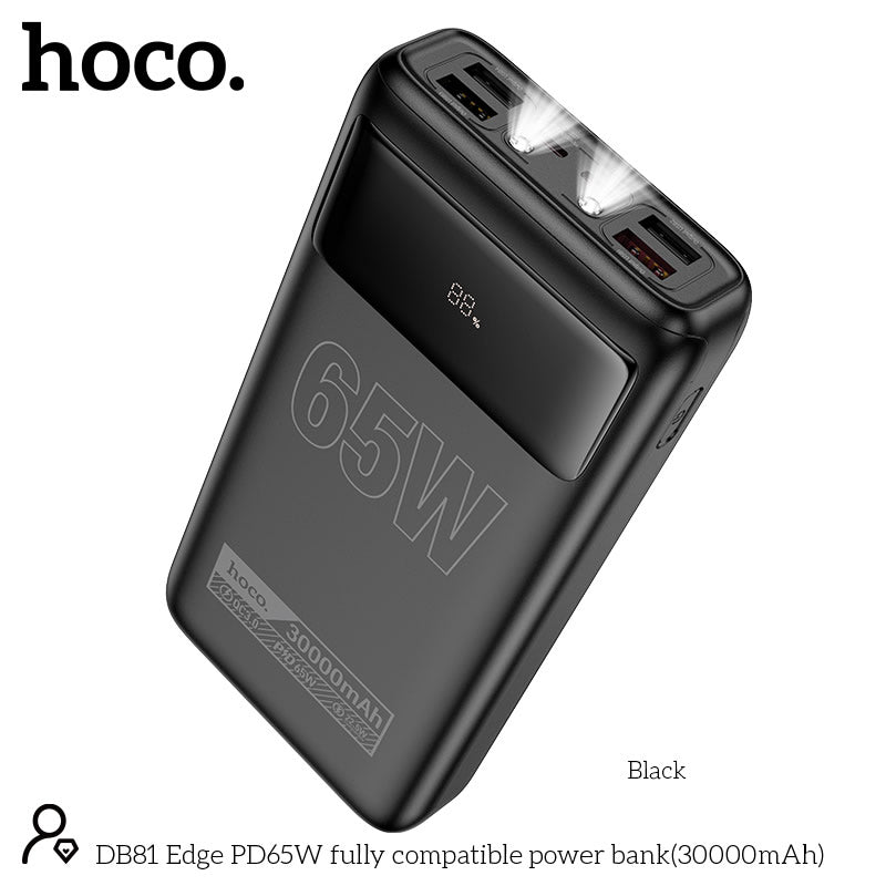 HOCO DB81 PD 65W 30000mAh Power bank With LED Light