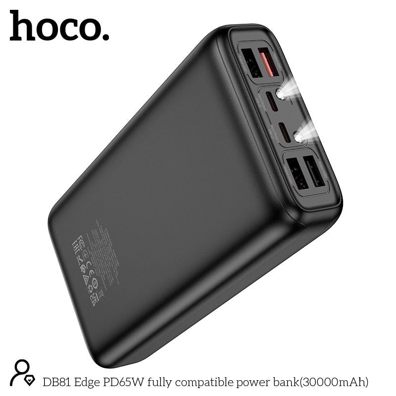 HOCO DB81 PD 65W 30000mAh Power bank With LED Light