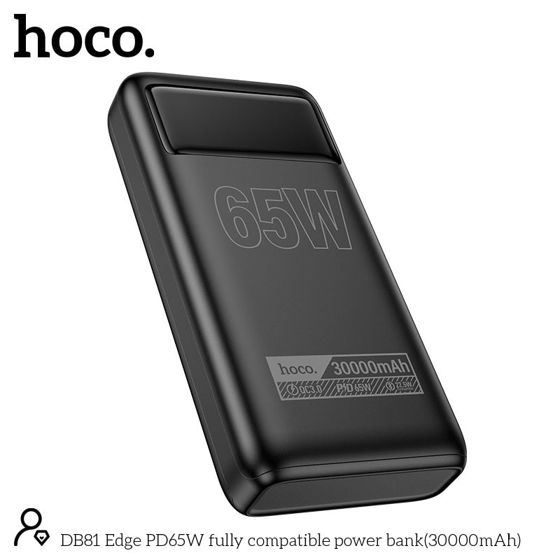 HOCO DB81 PD 65W 30000mAh Power bank With LED Light