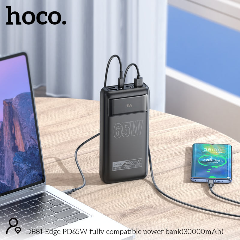 HOCO DB81 PD 65W 30000mAh Power bank With LED Light