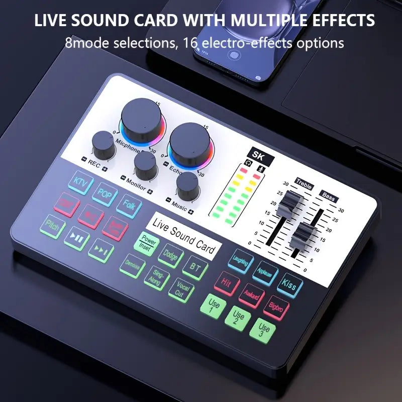 خلاط صوت محمول SK2 مع مجموعة ميكروفون LCT240 كاملة