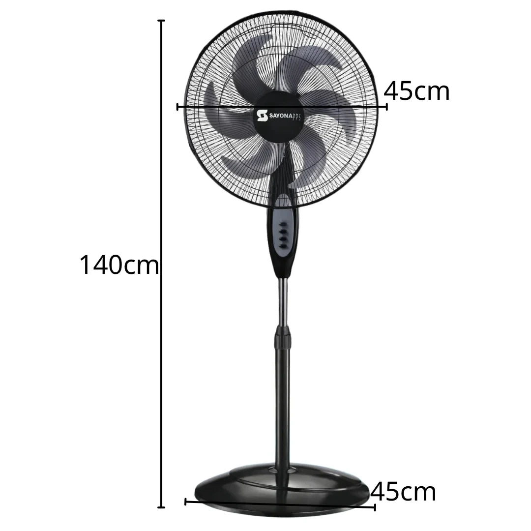 مروحة قائمة من طراز SAYONA SSF-2479 مقاس 18 بوصة