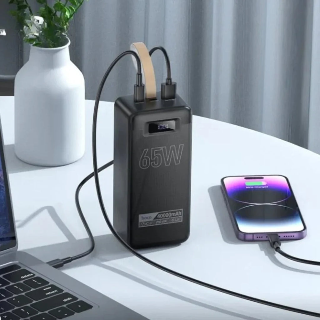 HOCO DB82 40000mAh 65W Power Bank With LED Display
