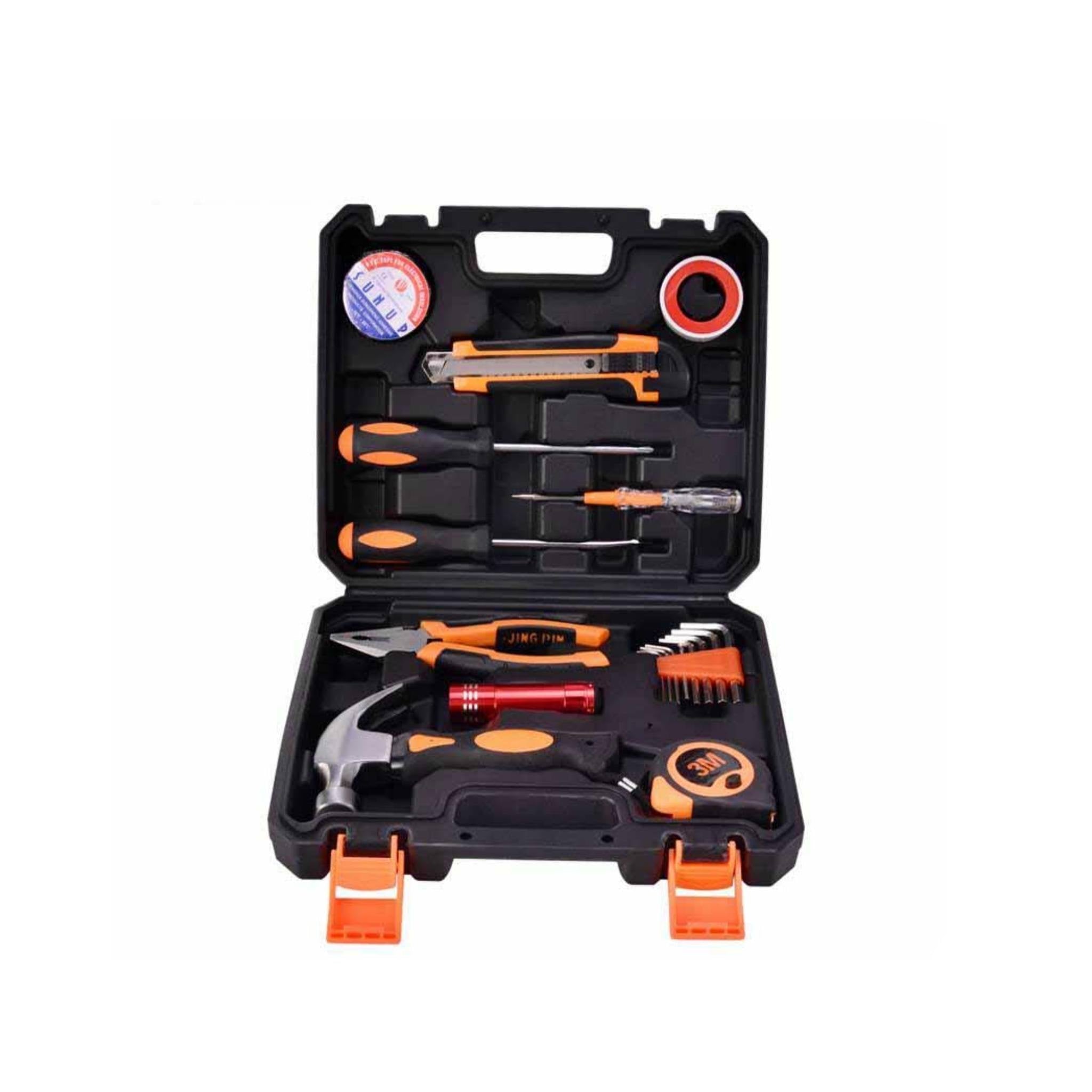 18Pcs Hardware Multifunction Professional Hand Work Household Repair Tool Set
