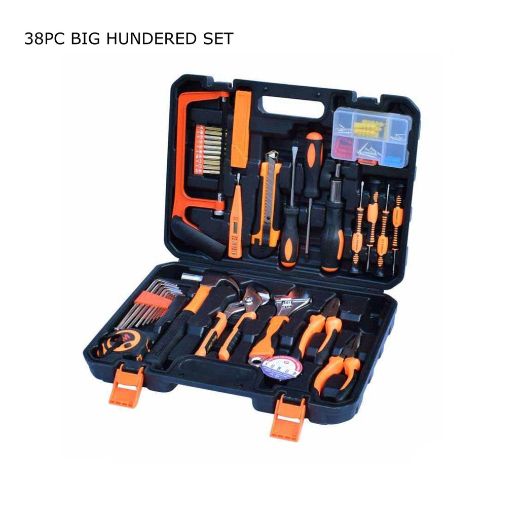 مجموعة أدوات إصلاح السيارات المنزلية العالمية المكونة من 38 قطعة