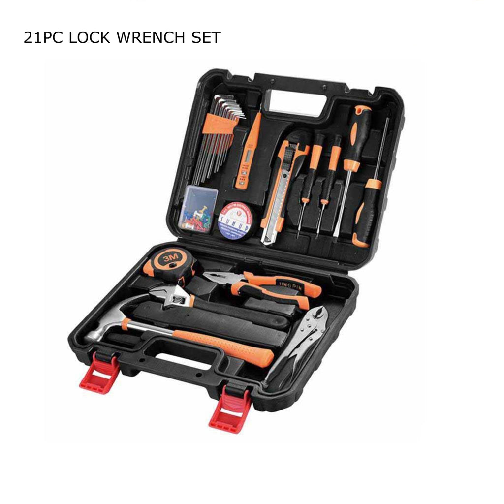 أدوات ذكية احترافية مكونة من 21 قطعة من أدوات الأجهزة للبيع بالجملة ومجموعات أدوات إصلاح منزلية بالجملة مع حقيبة